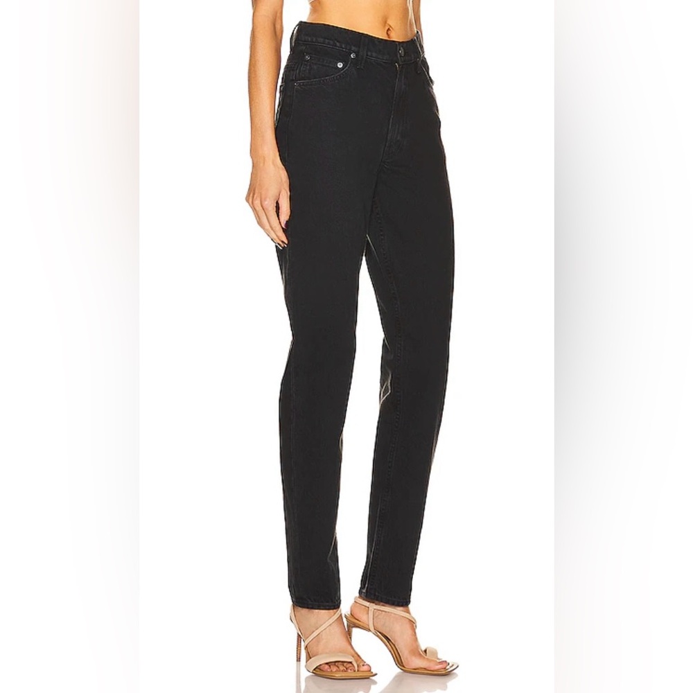 NWT Mother SNACKS! High Waisted Twizzy Skimp Jean Smacking Good Black - Picture 2 of 14